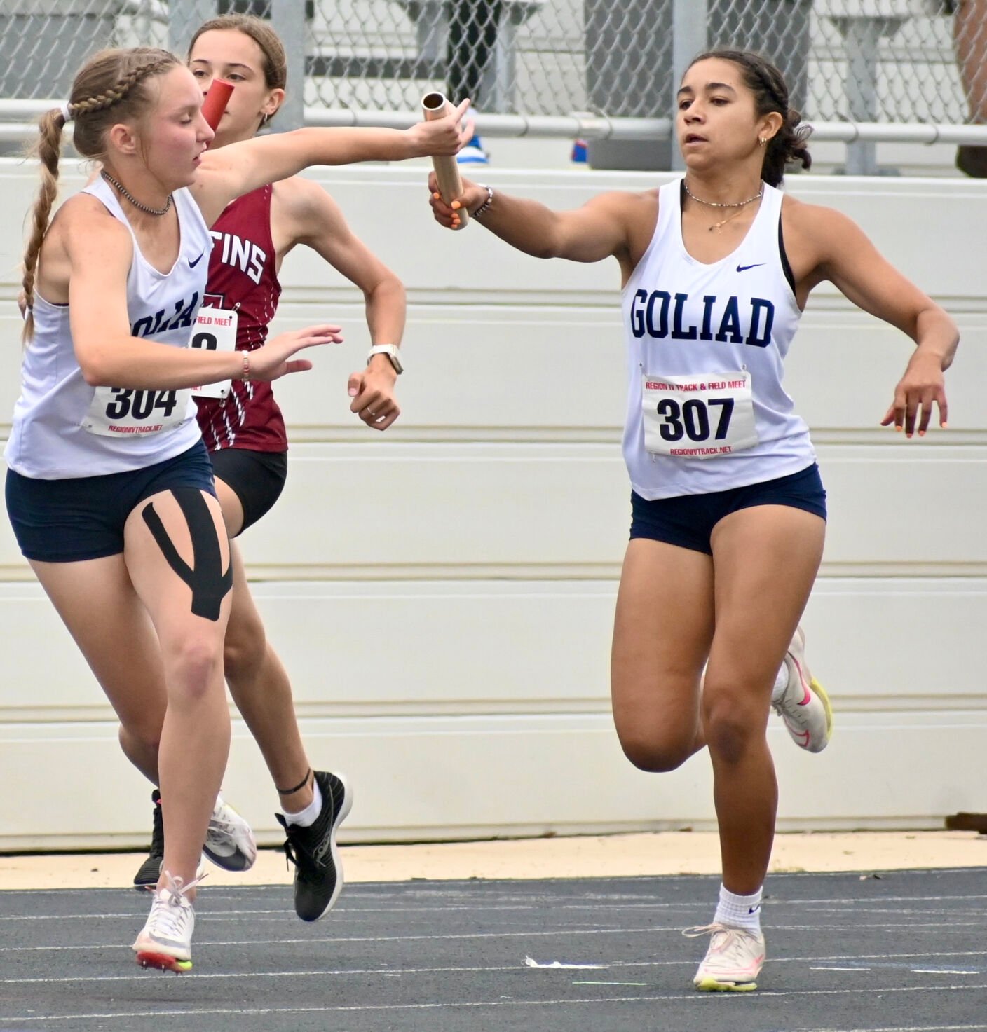 Goliad Tigerettes At The Region IV-3A Track And Field Championships ...