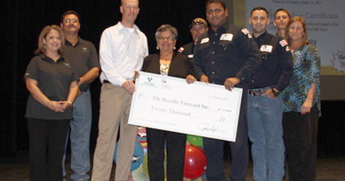 Valero Three Rivers Refinery presents $240K to children’s charities ...