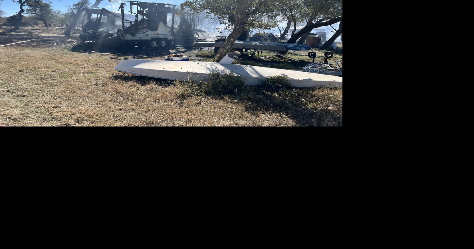 Rockport Firefighters Battle Blaze That Destroys Trailer and Field ...
