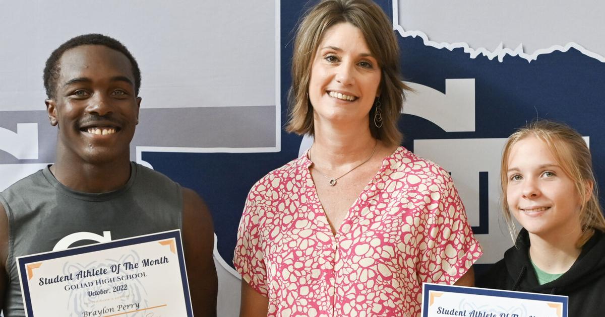 Goliad ISD student athletes of the month Sports southtexasnews com Goliad ISD student athletes of the month Sports southtexasnews com