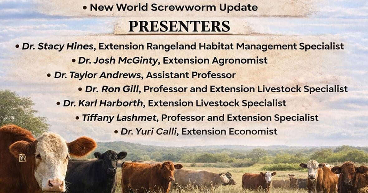 South Texas Beef and Forage Day scheduled for April 29 in Beeville