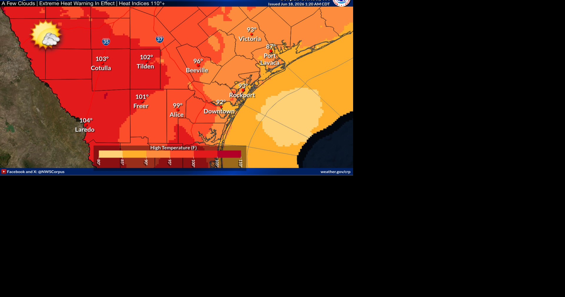 Heat advisory issued as dangerous temperatures blanket South Texas
