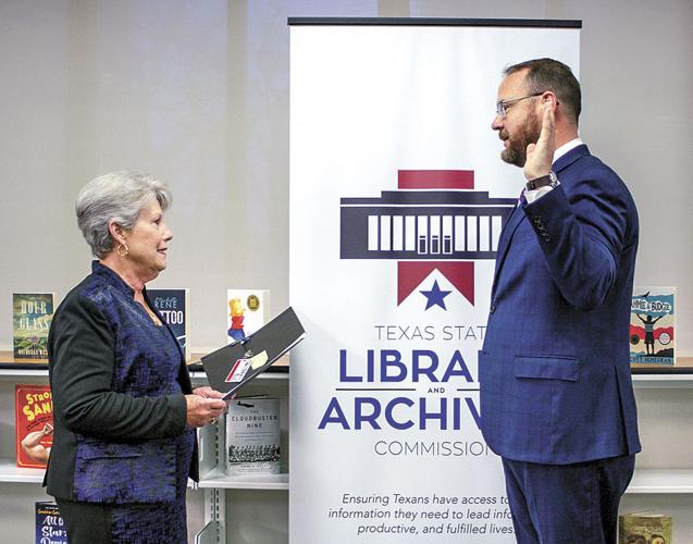Tegeler sworn-in as member of Texas State Library, Archives Commission ...