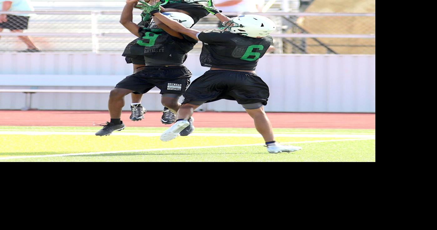 Brenham freshman football team begins contact practice