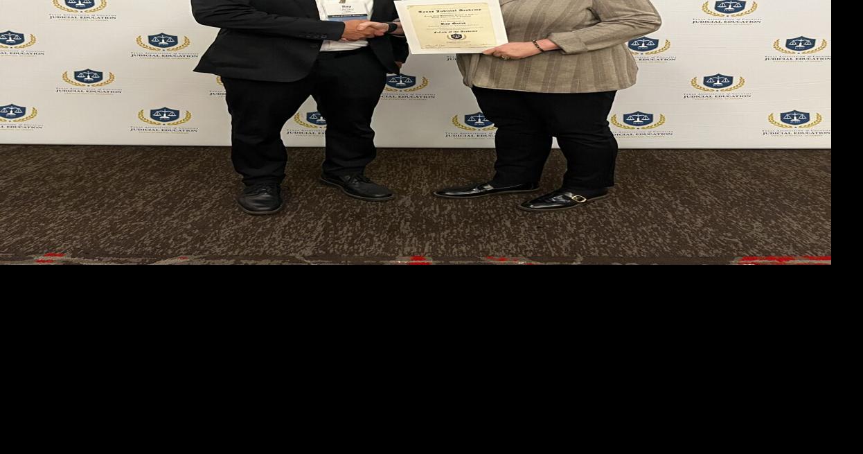 Judicial Academy Honors County Judge for Commitment to Excellence ...