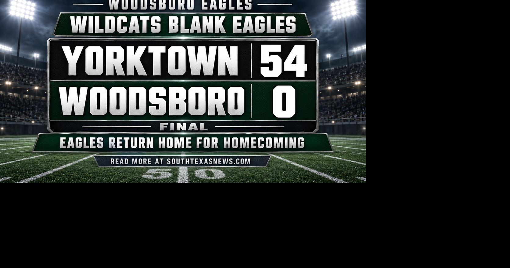 Eagles downed by Yorktown 54-0