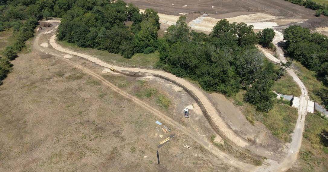 Construction gains momentum at new Brenham Family Park