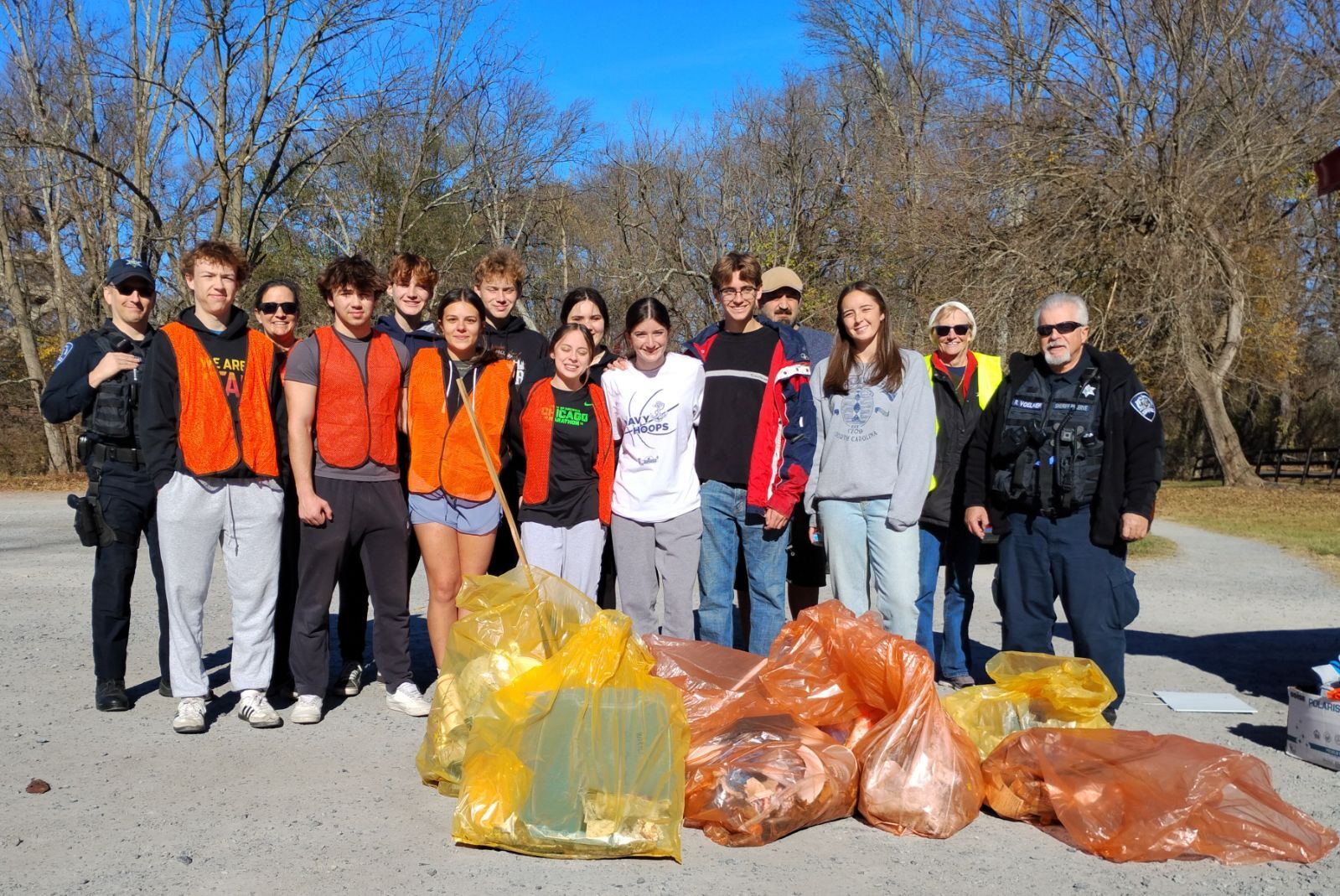 Kiwanis Club and Key Club Team Up for Road Cleanup; Model Train Sale Upcoming