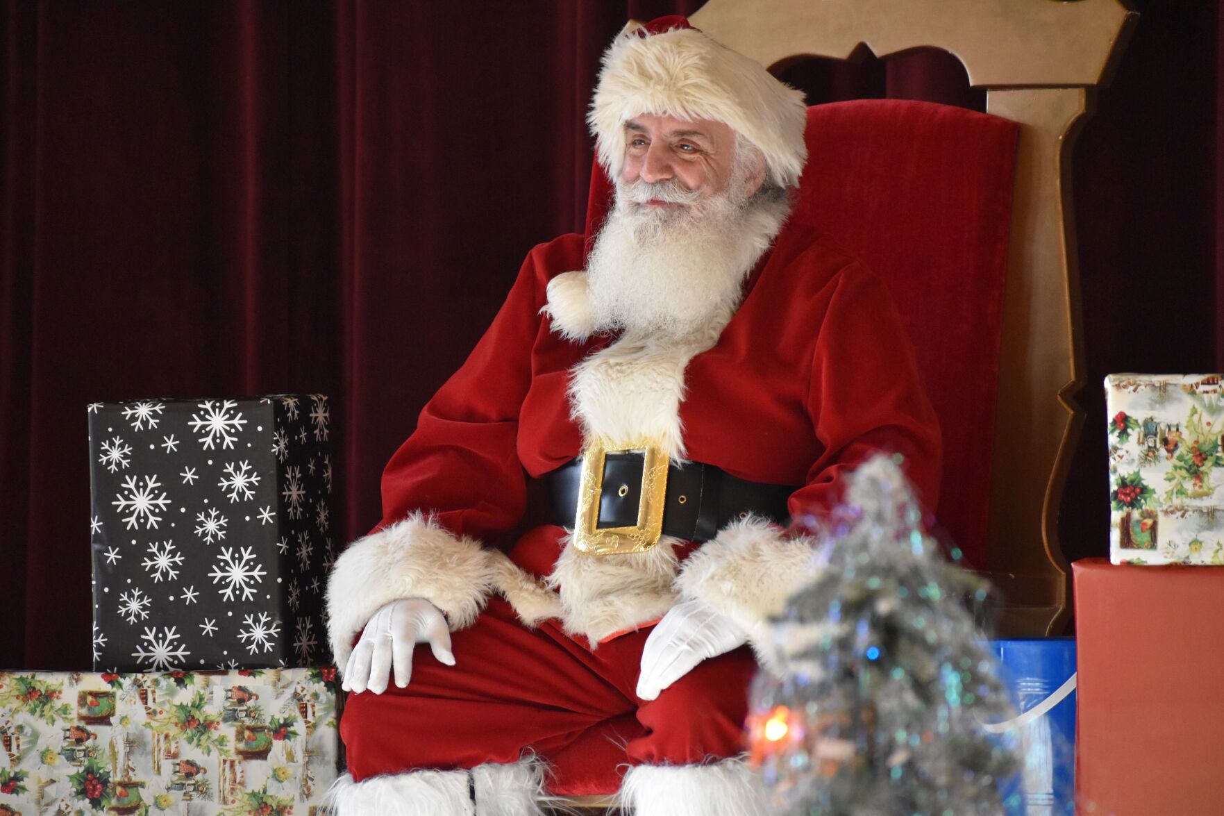 Kids and Santa Spread Holiday Cheer at Charles Town Tree-Making Event