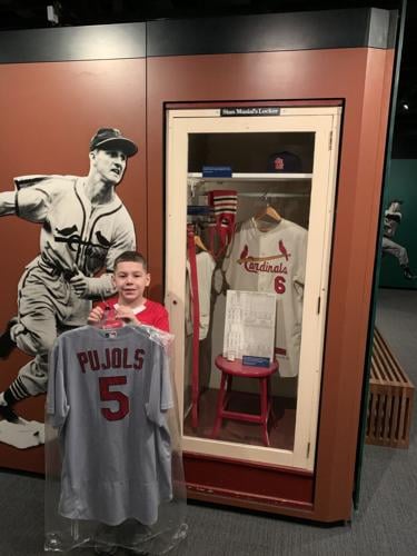 BASEBALL: Young fan loans gifted jersey to Hall of Fame