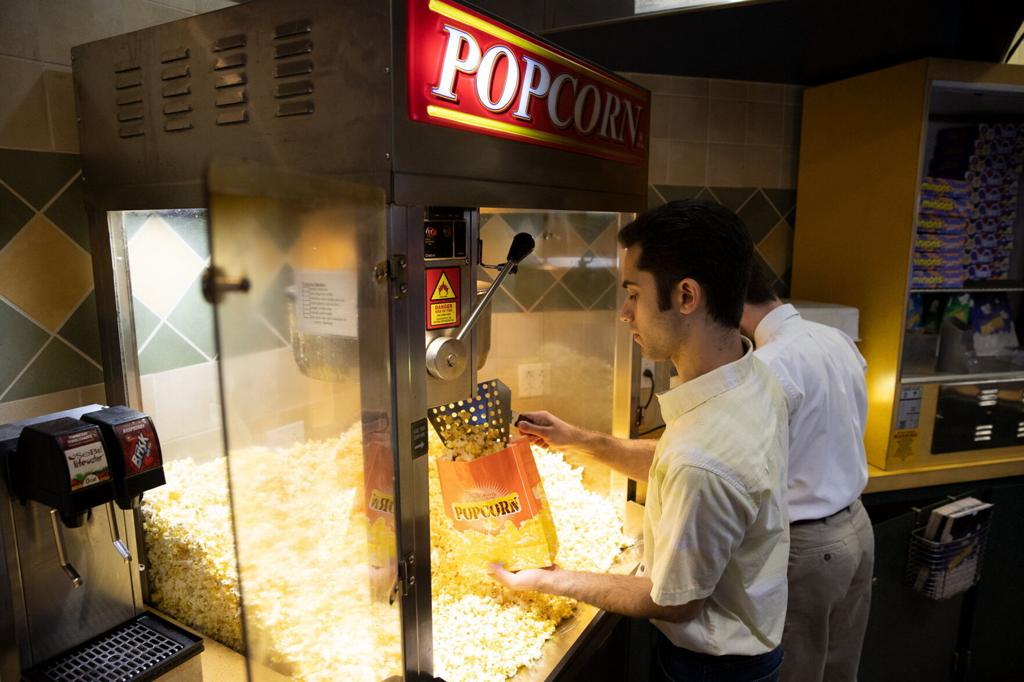 Popcorn Butter Dispenser in Theater & Concessions