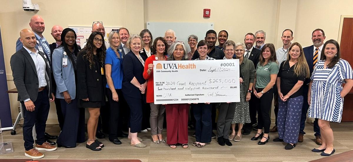 UVA Health present grants to area charitable organizations 