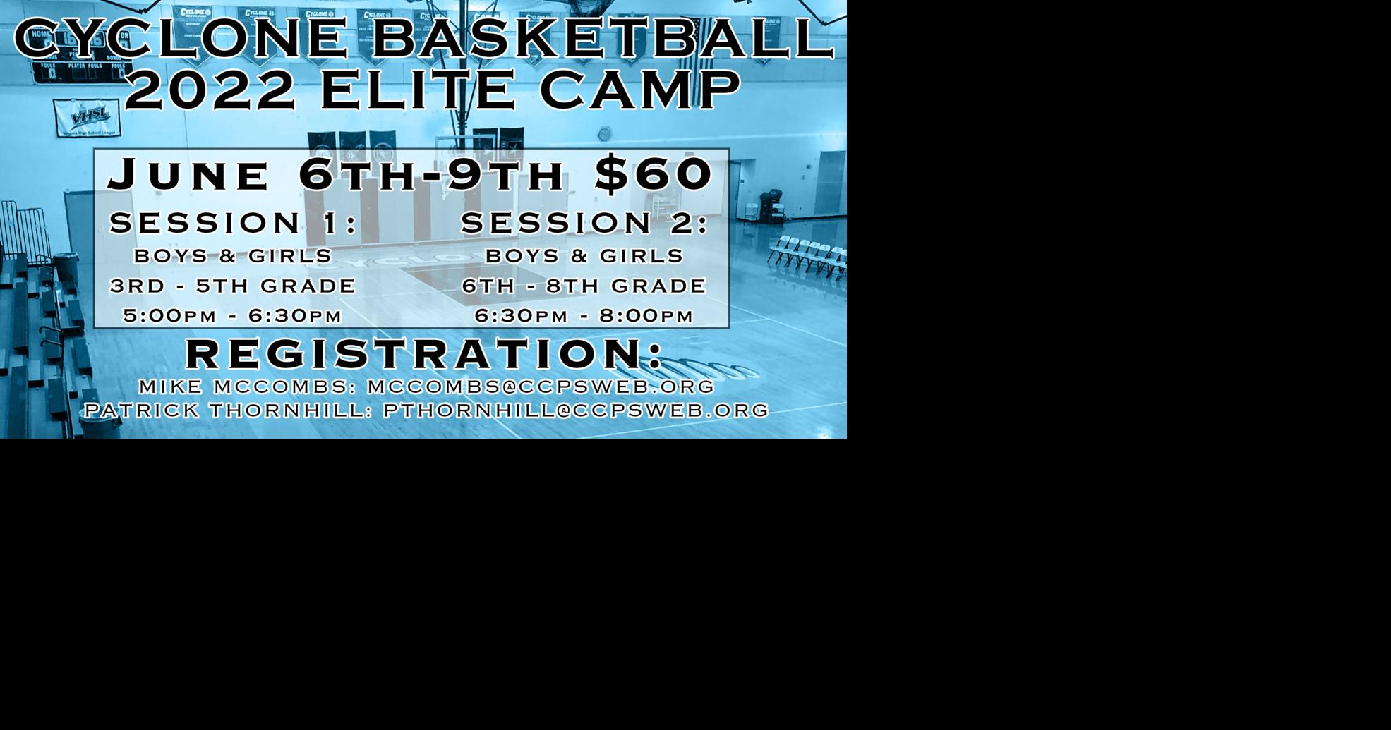 EVHS Cyclone Basketball 2022 Elite Camp begins Monday