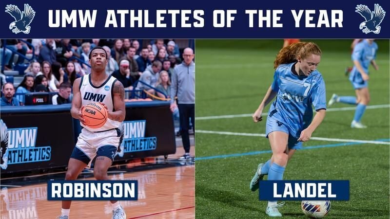 Maci Landel, Kye Robinson Named UMW Athletes of the Year