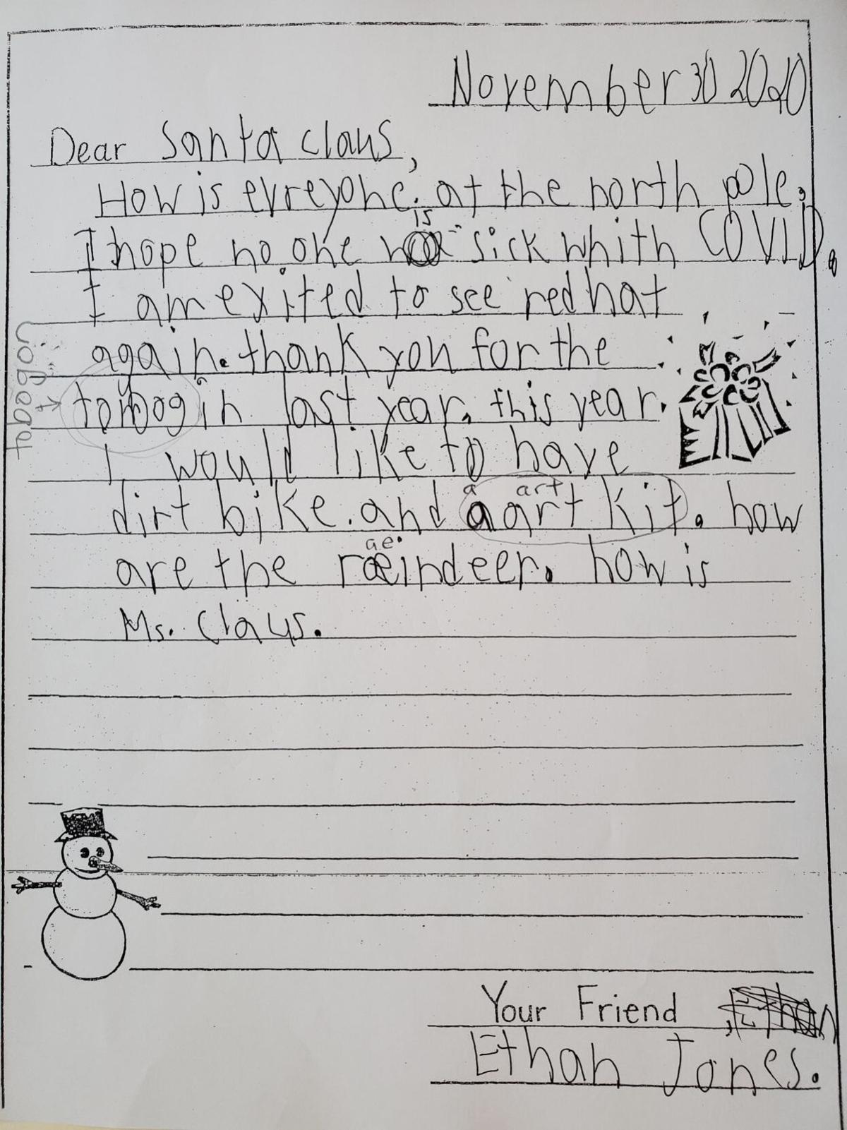 A G Richardson Elementary Letters To Santa Entertainment Starexponent Com