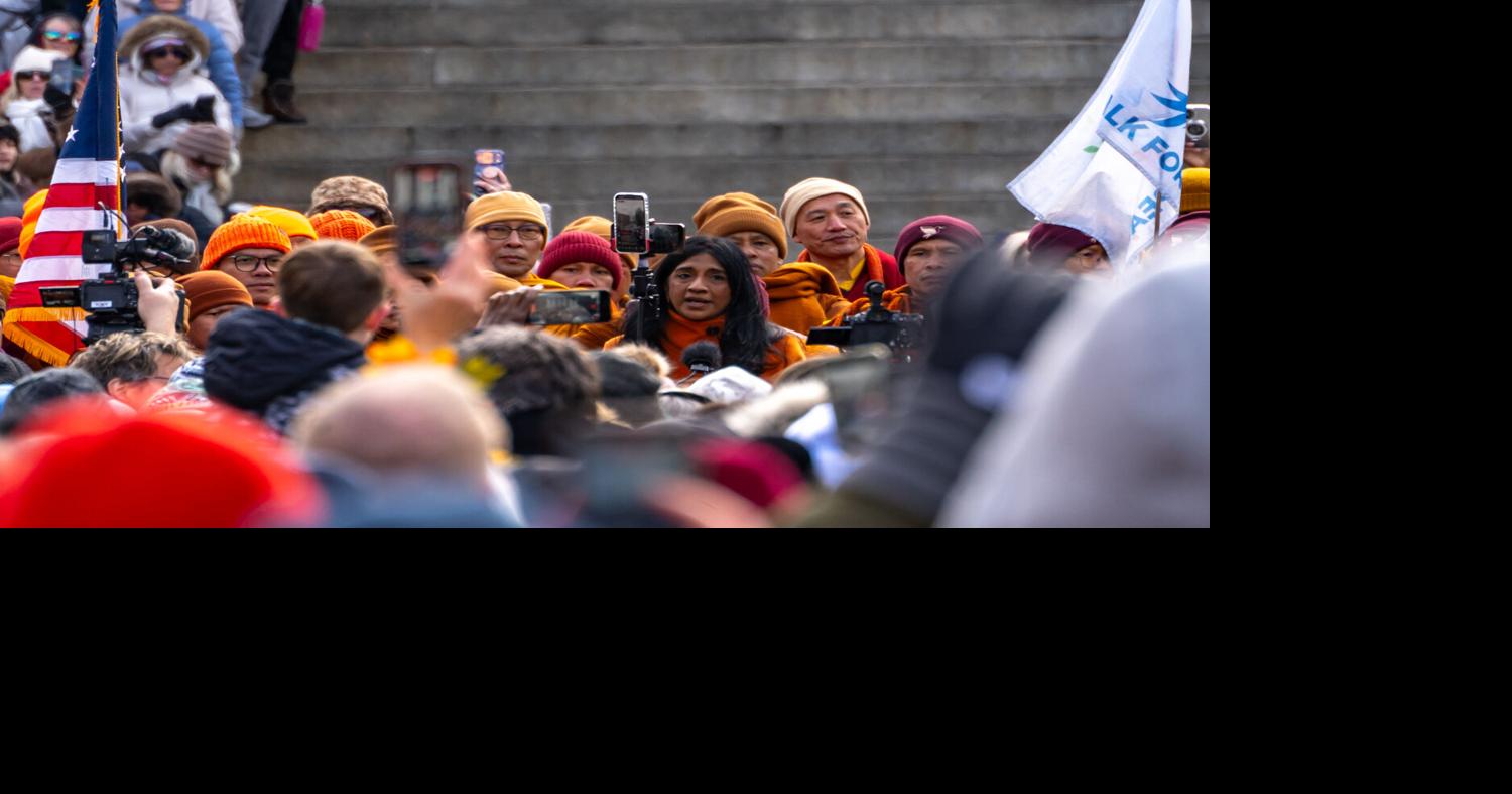 Buddhist monks end their cross-country walk in Maryland’s capital
