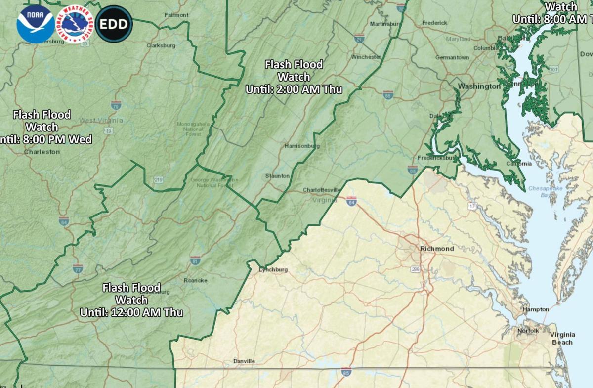 Map Of Flooding In Virginia July 23 2022