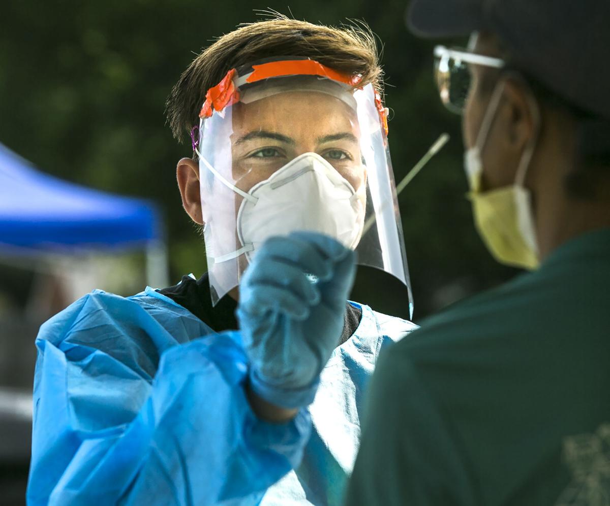 COVID-19 testing by National Guard