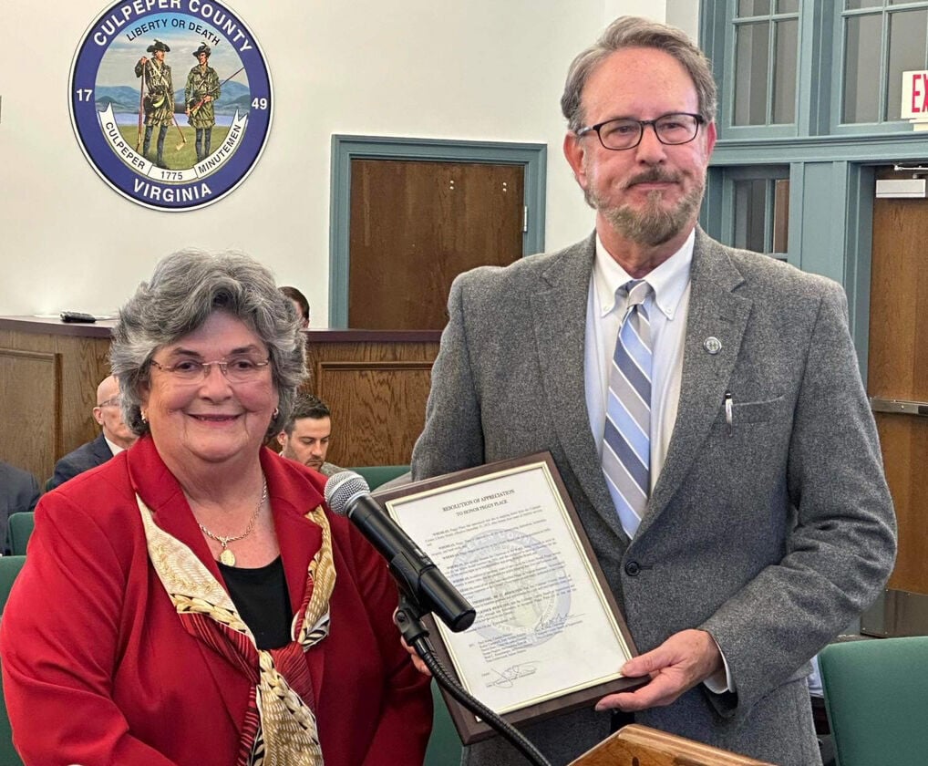 Peggy Place lauded for work on Culpeper Library Board