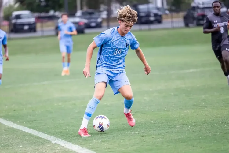 Kilby Earns Win No. 300, Brittain Scores Three Times in UMW Men's Soccer's Victory Over Washington