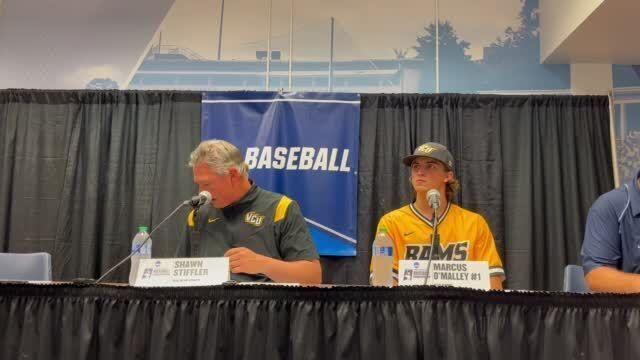 VCU coach Shawn Stiffler after Rams' season-ending loss to UNC in the  Chapel Hill Regional