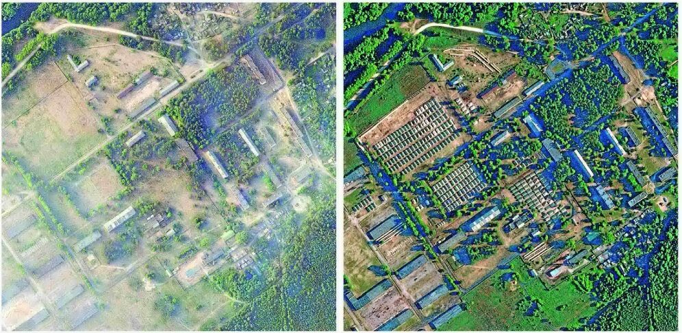Satellite photos appear to show Belarus building military camp for Wagner  mercenaries