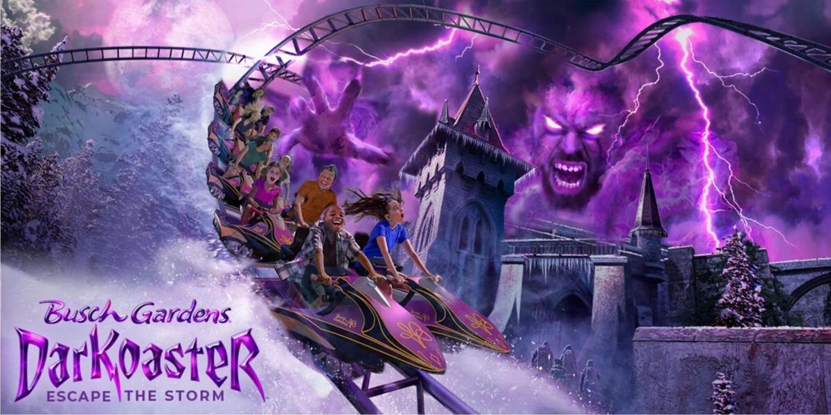 Busch Gardens Williamsburg's Pantheon roller coaster opening date