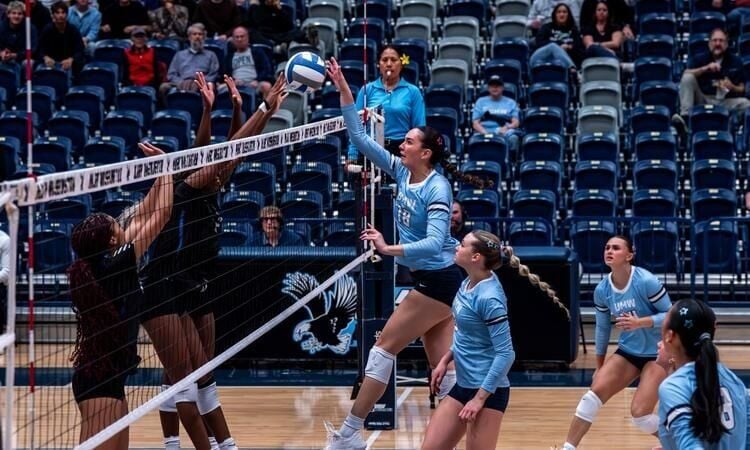 UMW Volleyball Sweeps Johnson and Wales - Charlotte on Friday Night