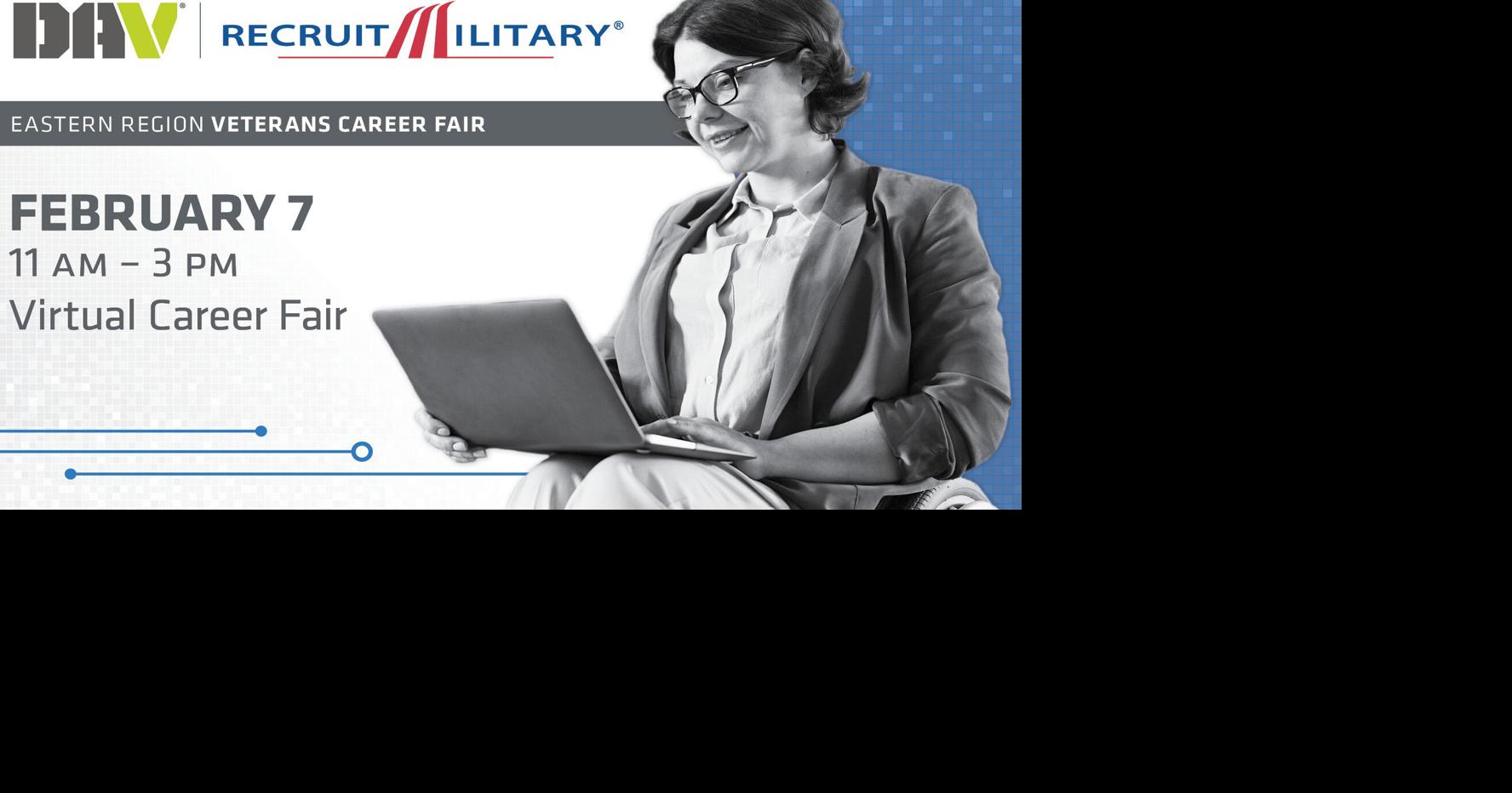 Virtual All Veteran Job Fair event is Tuesday