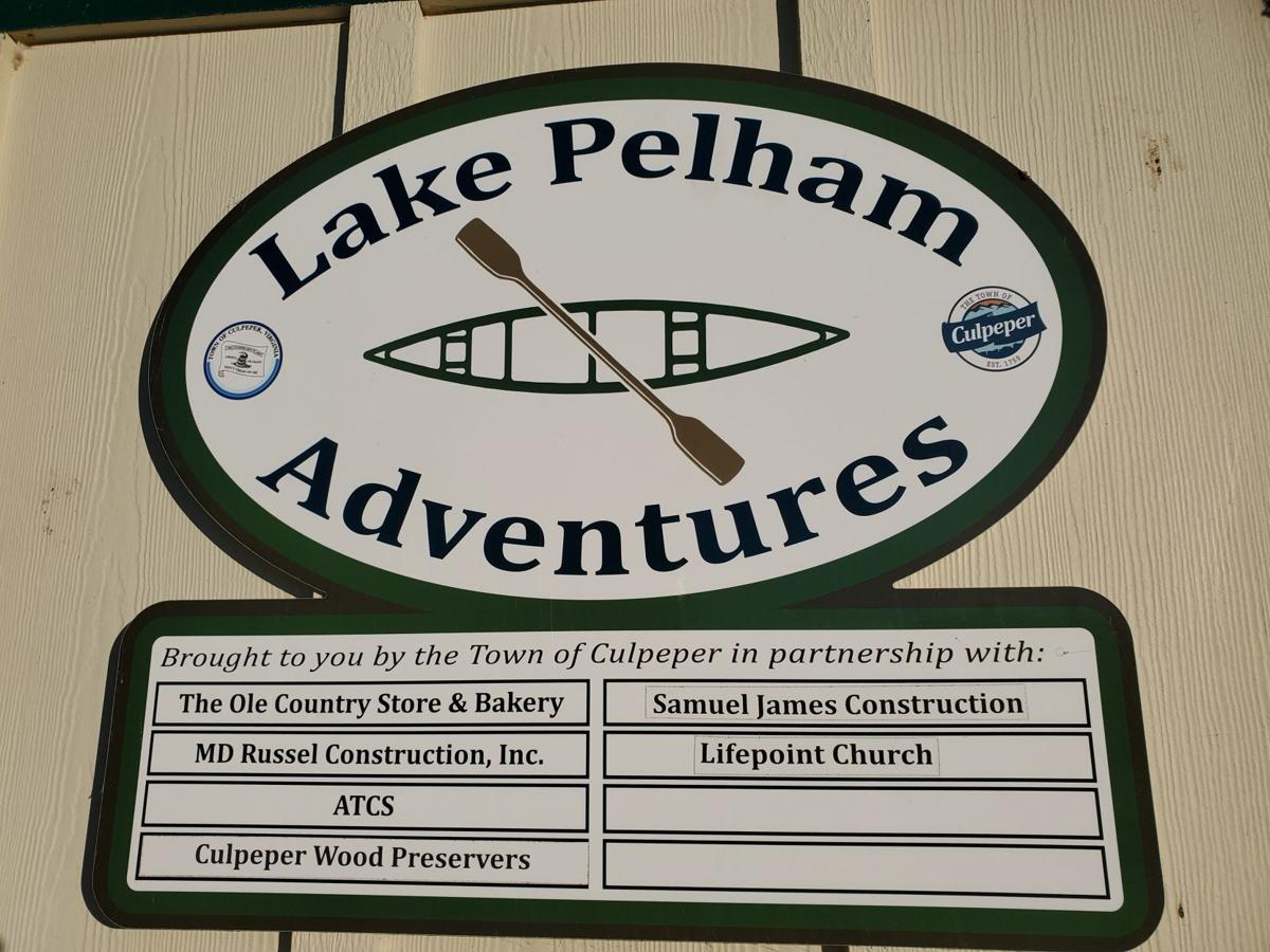 Lake Pelham Adventures sign (copy)
