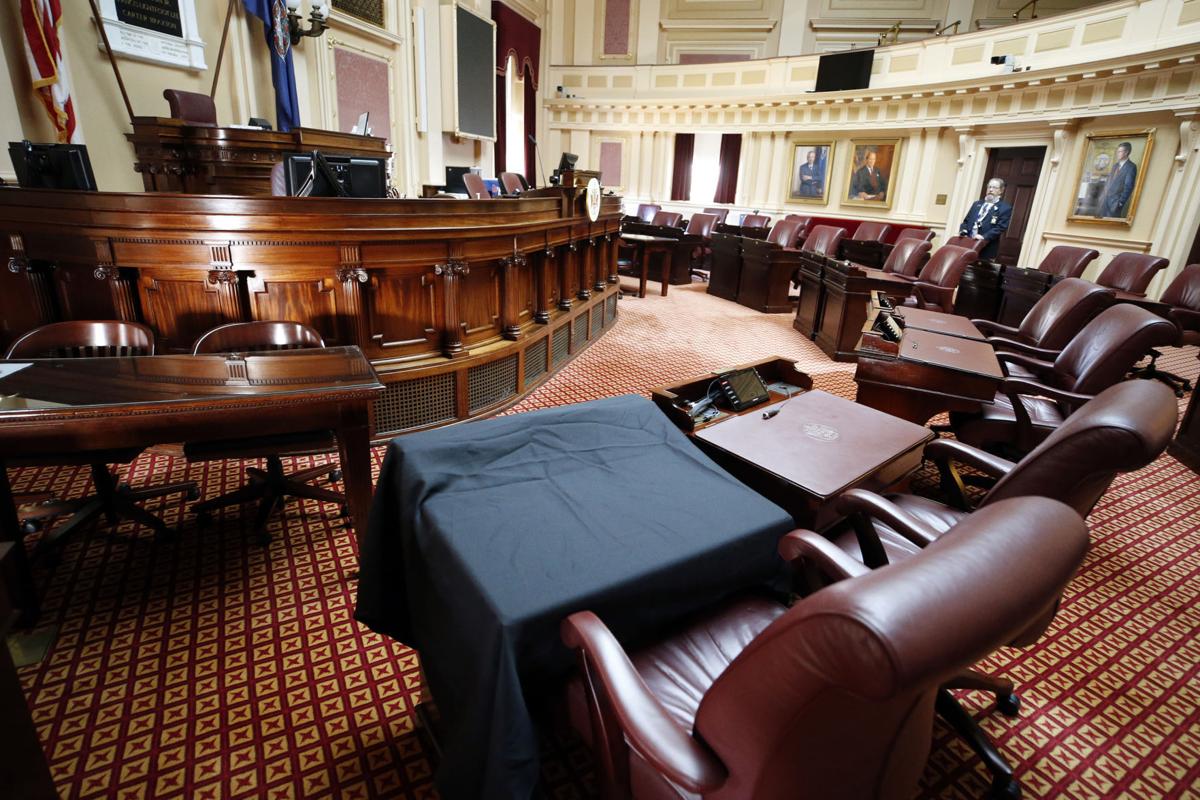 The desk of the late Sen. Ben Chafin (copy)