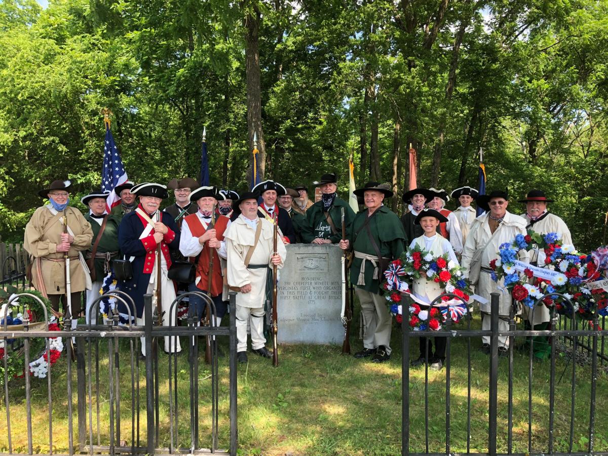 Culpeper Minutemen salute Flag Day (copy)