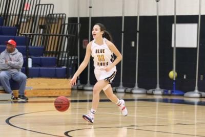 High School Girls Basketball Depleted Blue Devils No Match For