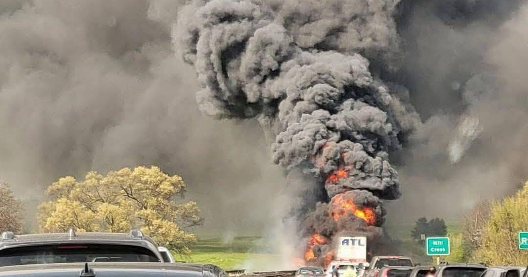 N.J. truck driver seriously injured in fiery crash Saturday on I-81