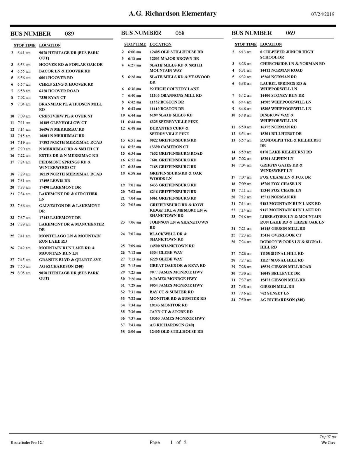 Culpeper County Schools Calendar