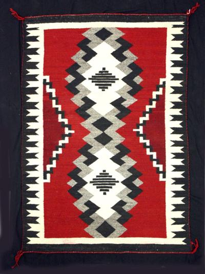 Navajo rug from Fralin Museum