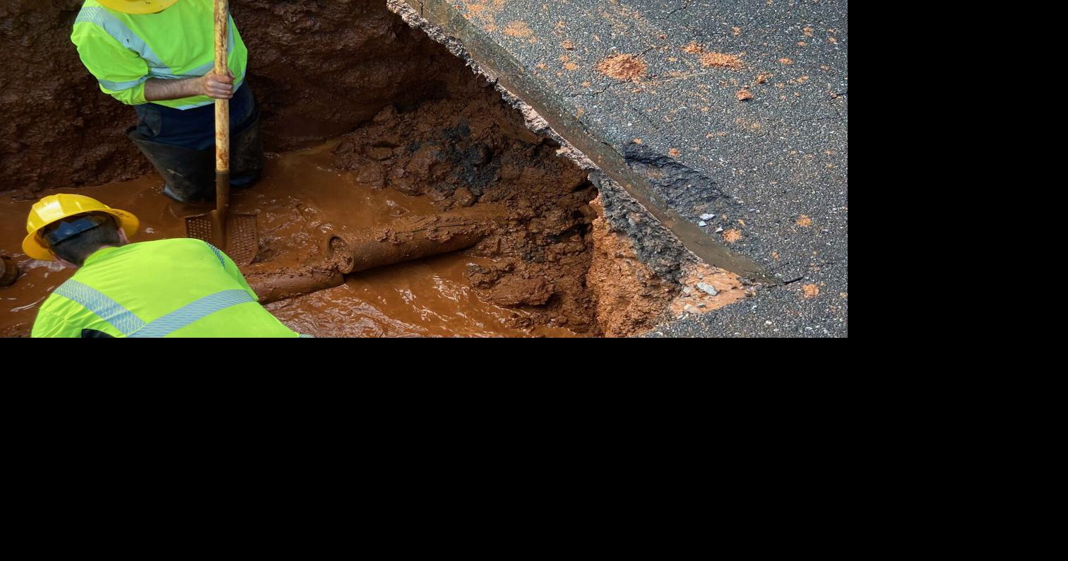 Crews restore service following Sunset Lane water main break