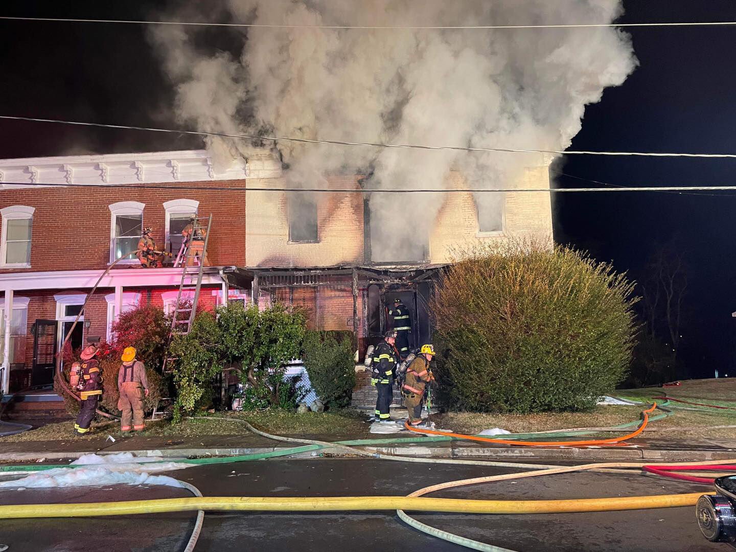 Half of duplex gutted in early morning fire in downtown Culpeper