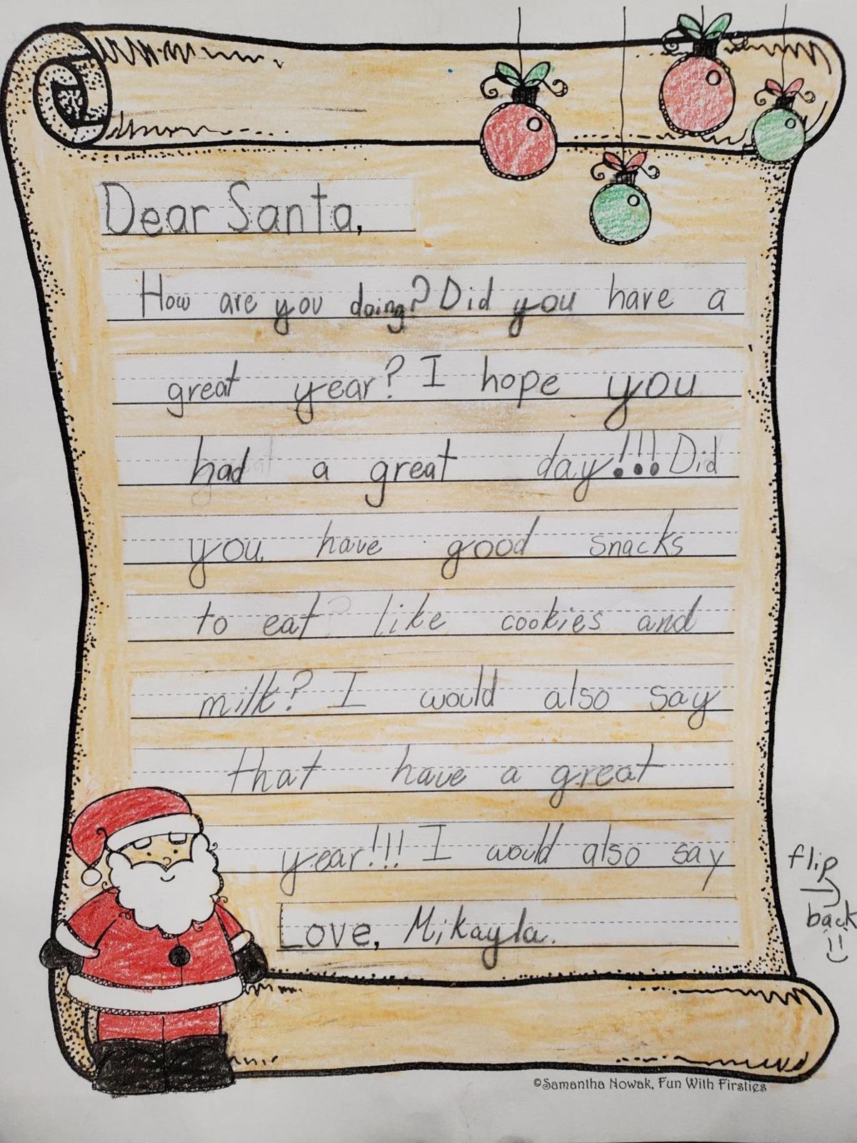Culpeper Second Graders Send Their Christmas Wishes To The North Pole Latest News Starexponent Com - emerald theatre roblox handbook how to get free robux on