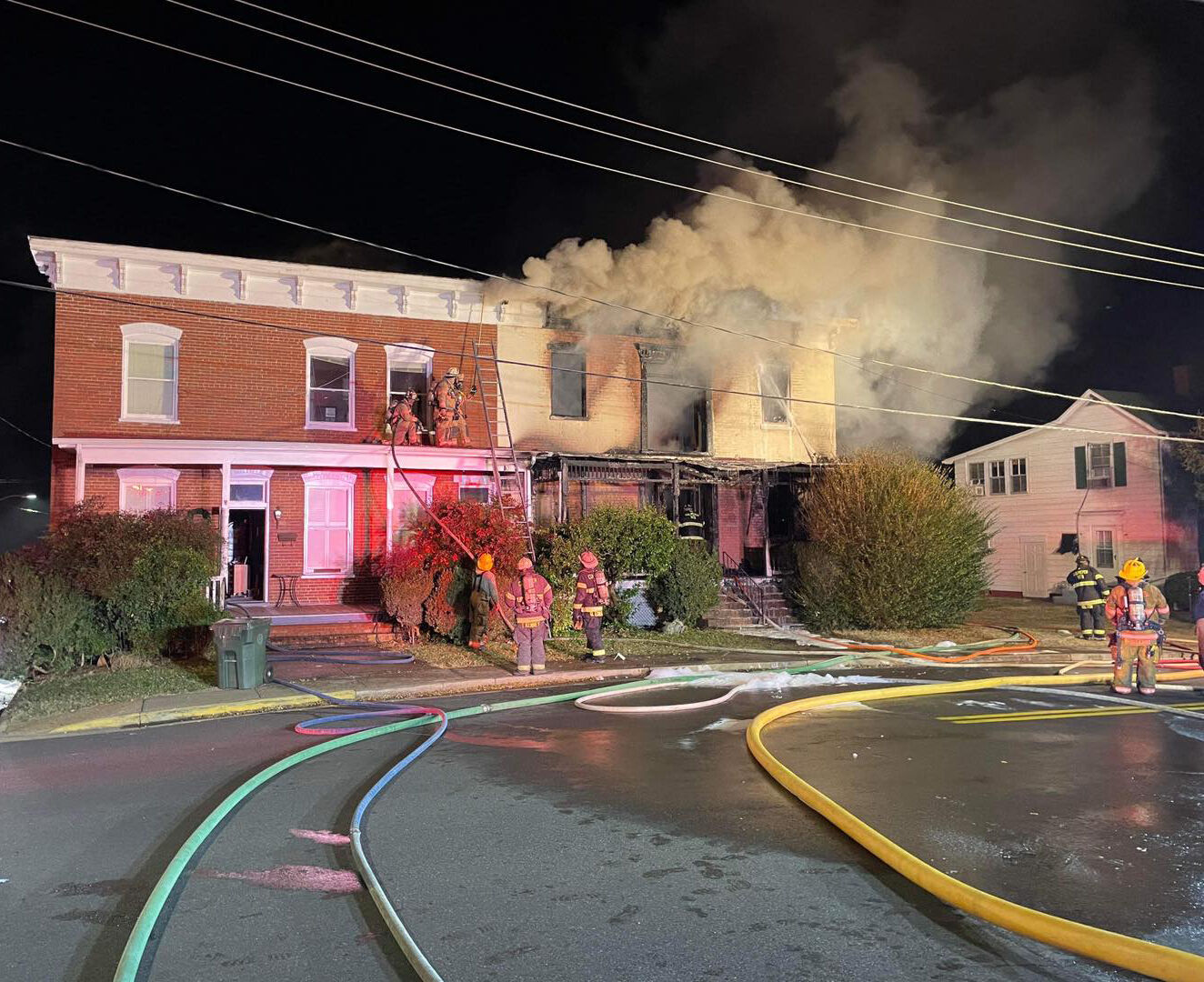 Half of duplex gutted in early morning fire in downtown Culpeper