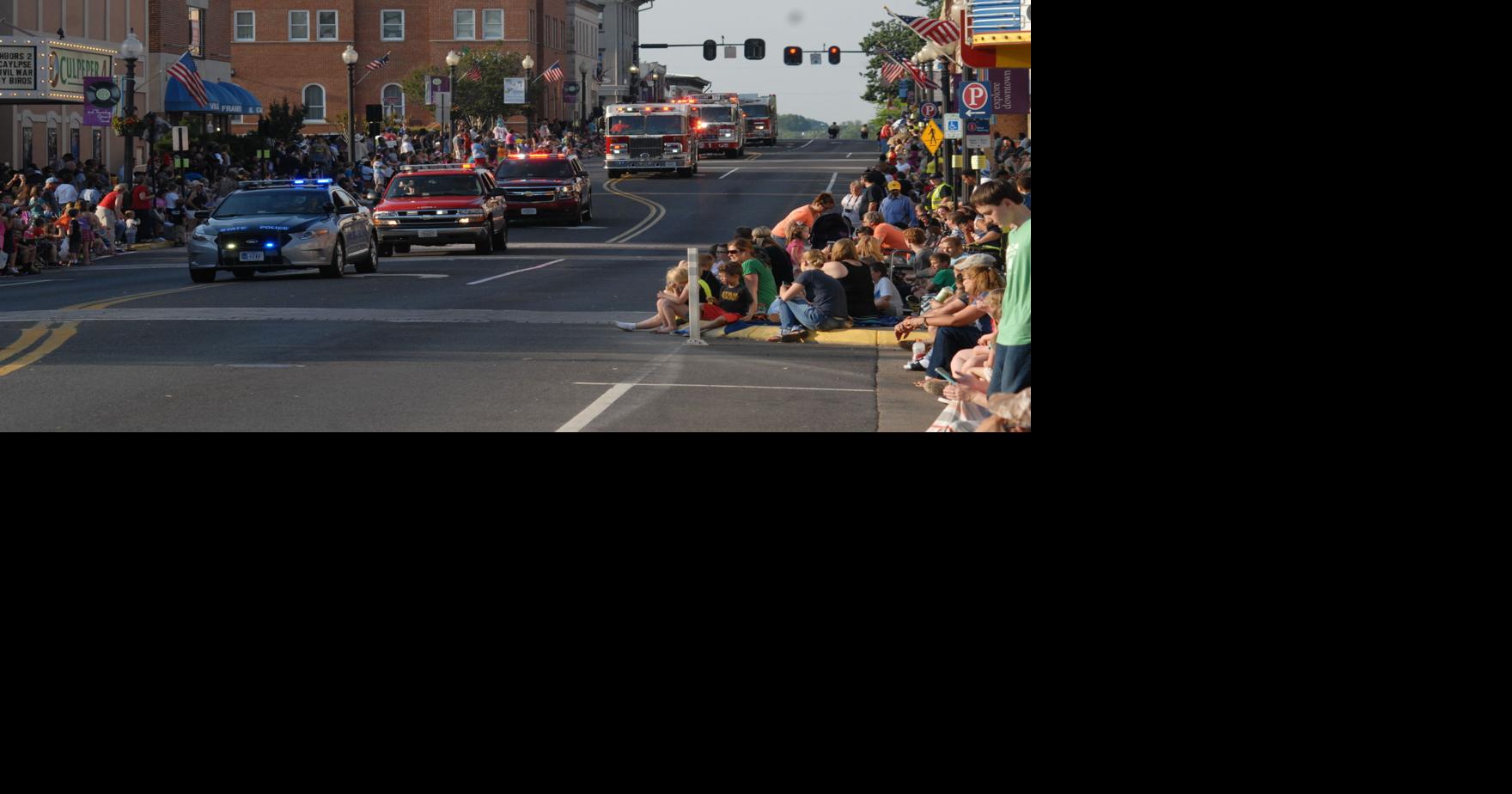2023 Culpeper Fireman's Parade LineUp