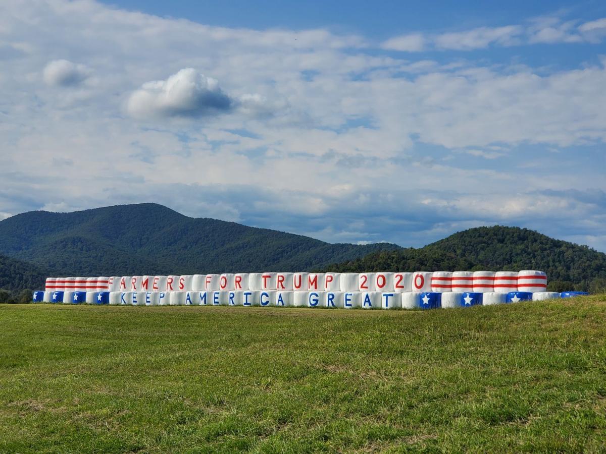 A whole lot of hay bales