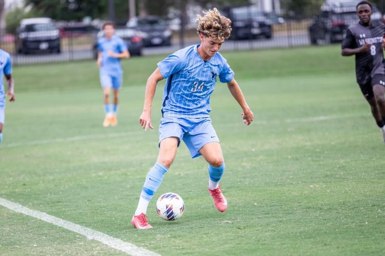 Kilby Earns Win No. 300, Brittain Scores Three Times in UMW Men's Soccer's Victory Over Washington