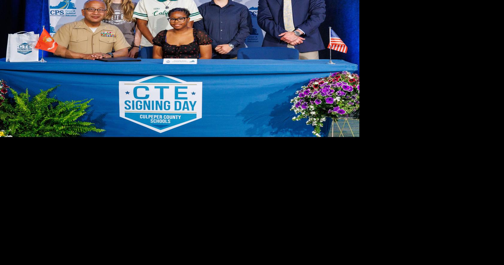 Enrolled, enlisted, employed: Culpeper schools host CTEC Signing Day