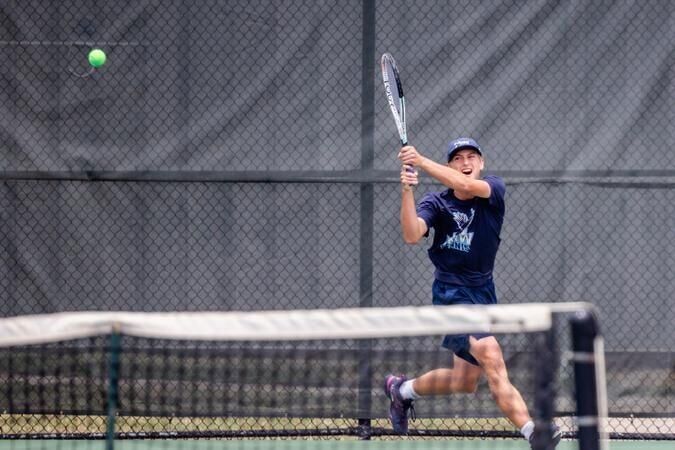 UMW Men's Tennis Team Starts Strong on Day One of UMW Kickoff Classic