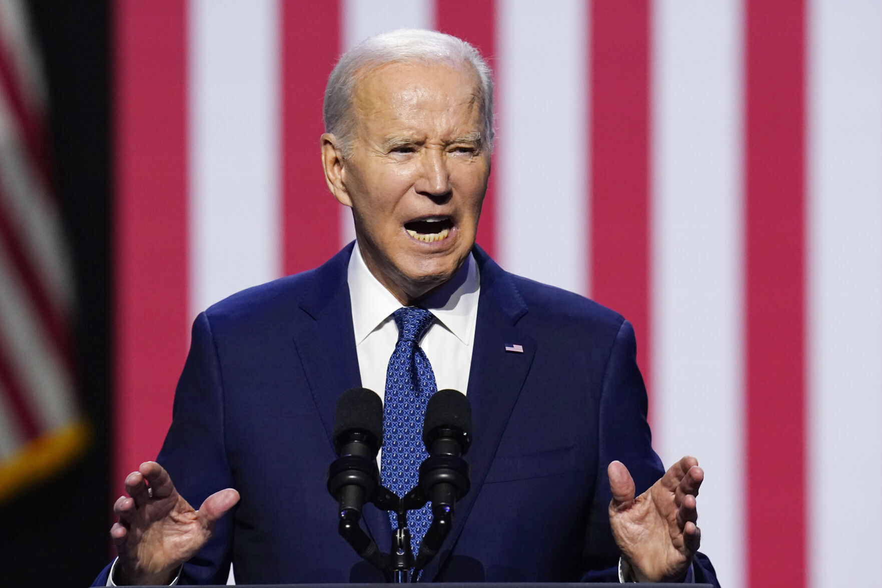 Biden Offers Dire Warnings About Trump, Democracy