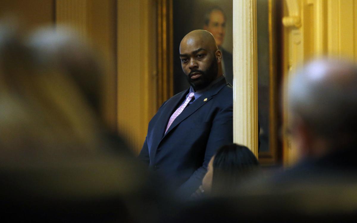 Del. Lamont Bagby chairs Virginia Legislative Black Caucus.