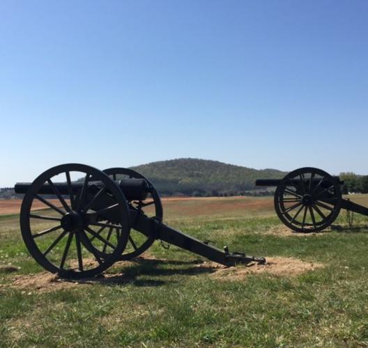 Cedar Mountain battlefield cannons Lon Lacey