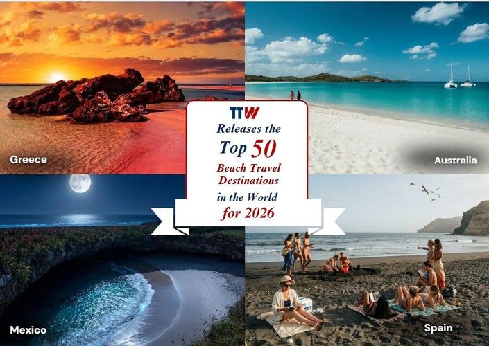 Top 50 Beach Destinations Revealed for 2026