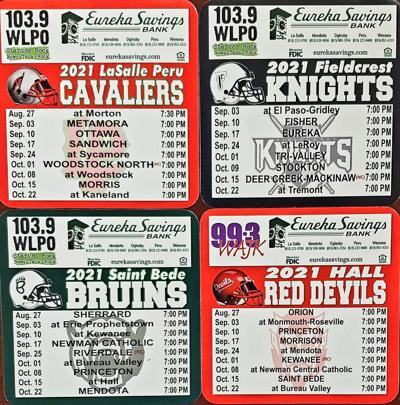 Football Schedule Magnets '21